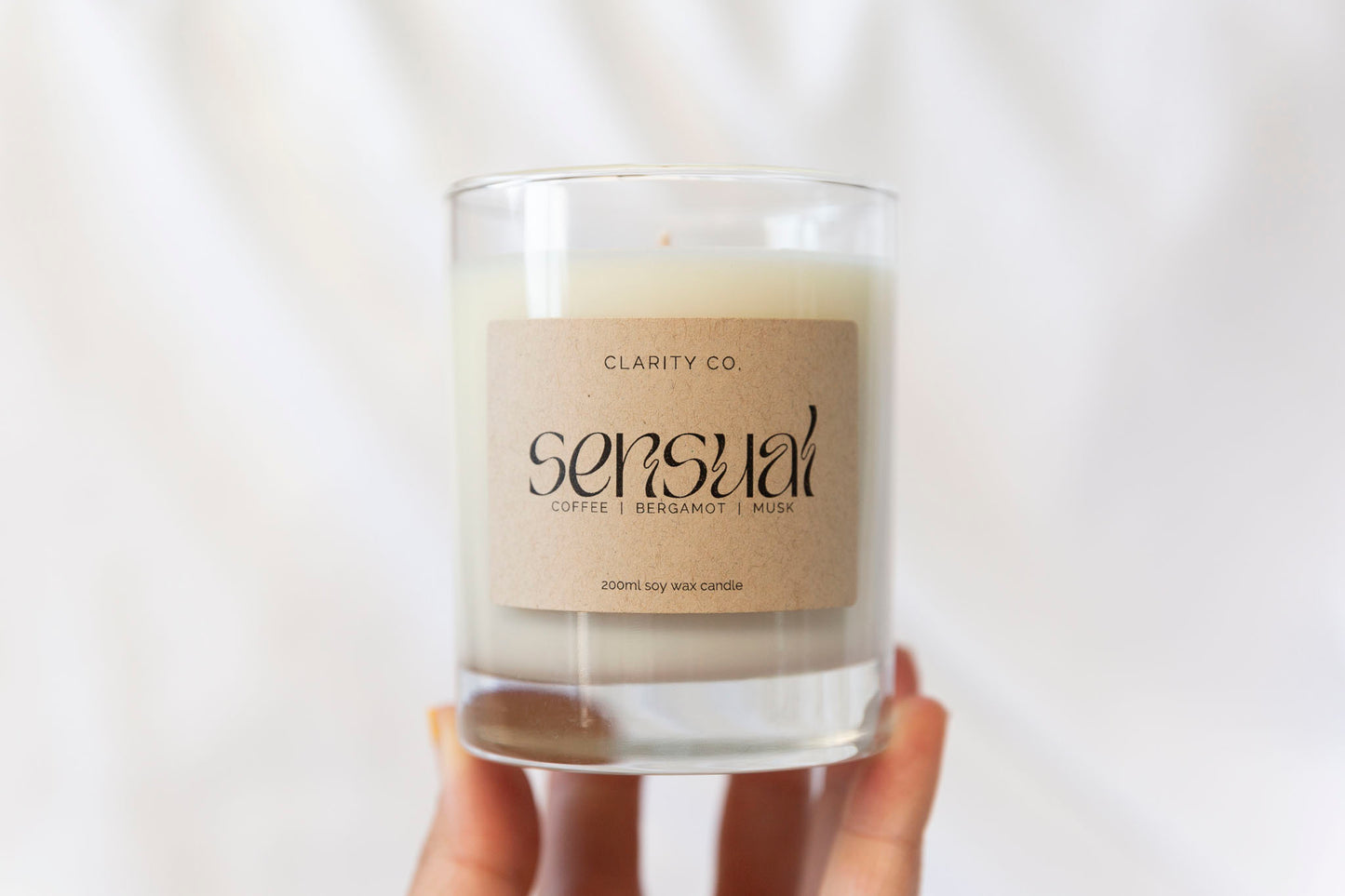 Sensual - Scented Soy Candle - Premium Crystals + Gifts from Clarity Co. - NZ's Favourite Online Crystal Shop