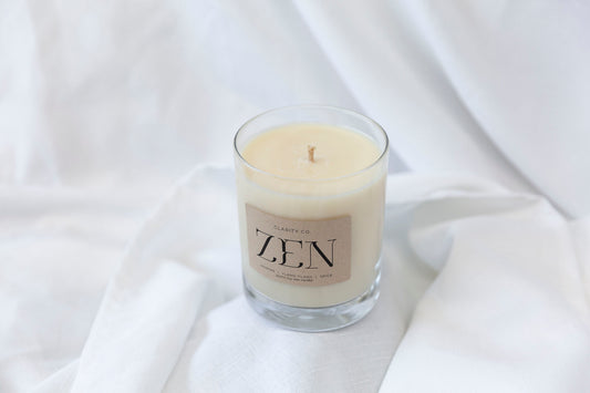 Zen - Scented Soy Candle - Premium Crystals + Gifts from Clarity Co. - NZ's Favourite Online Crystal Shop