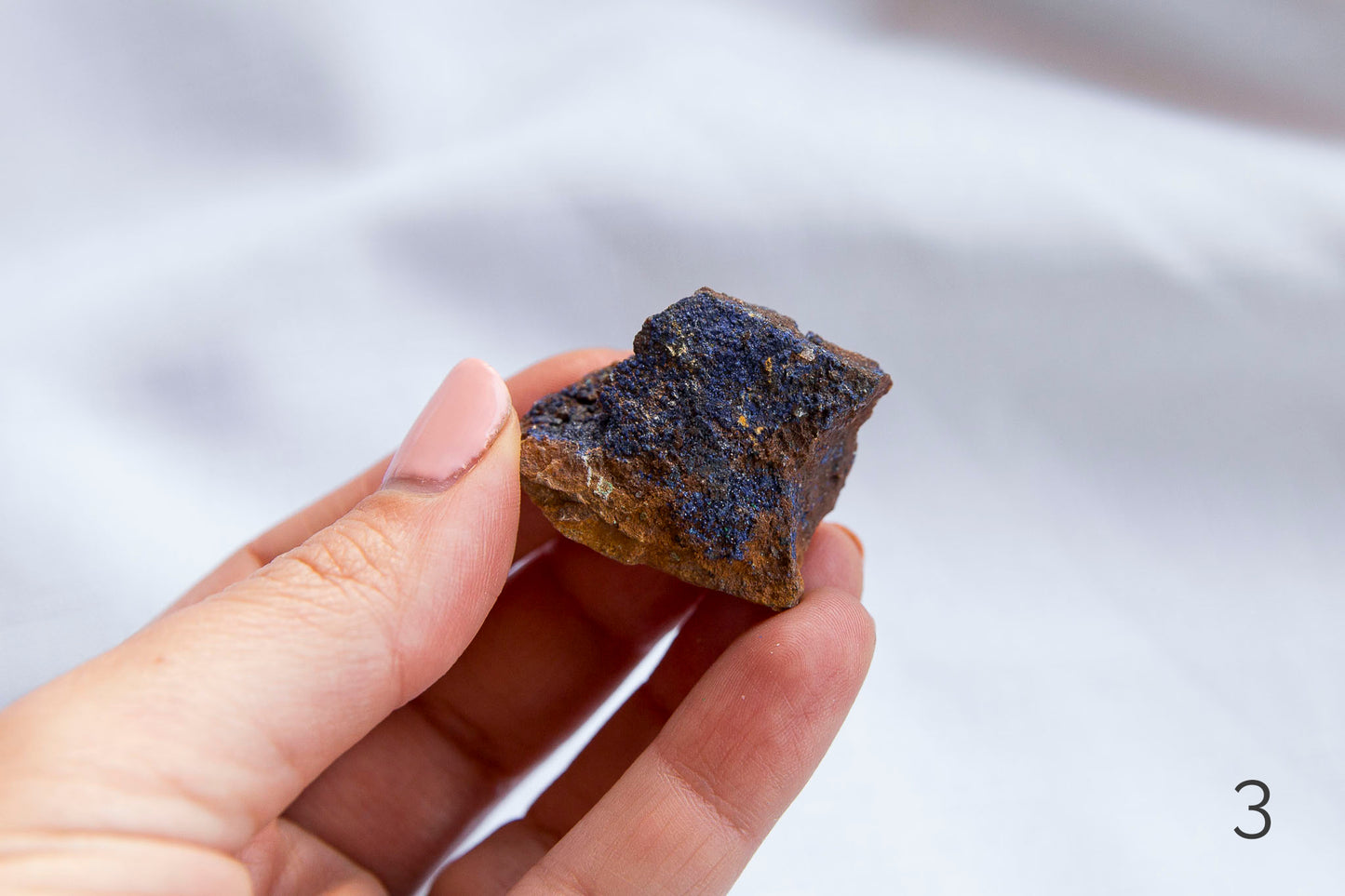 Azurite On Matrix