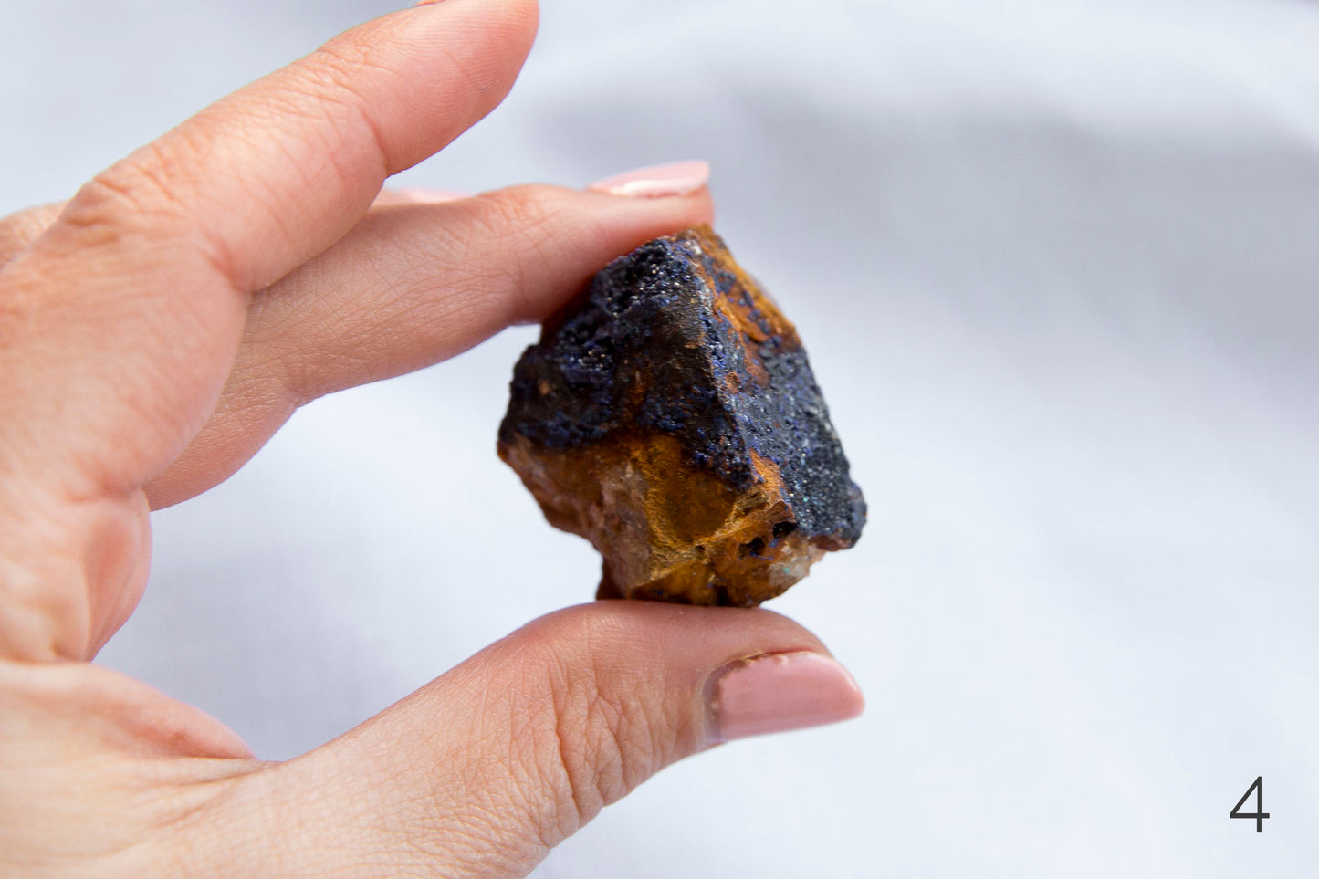 Azurite On Matrix
