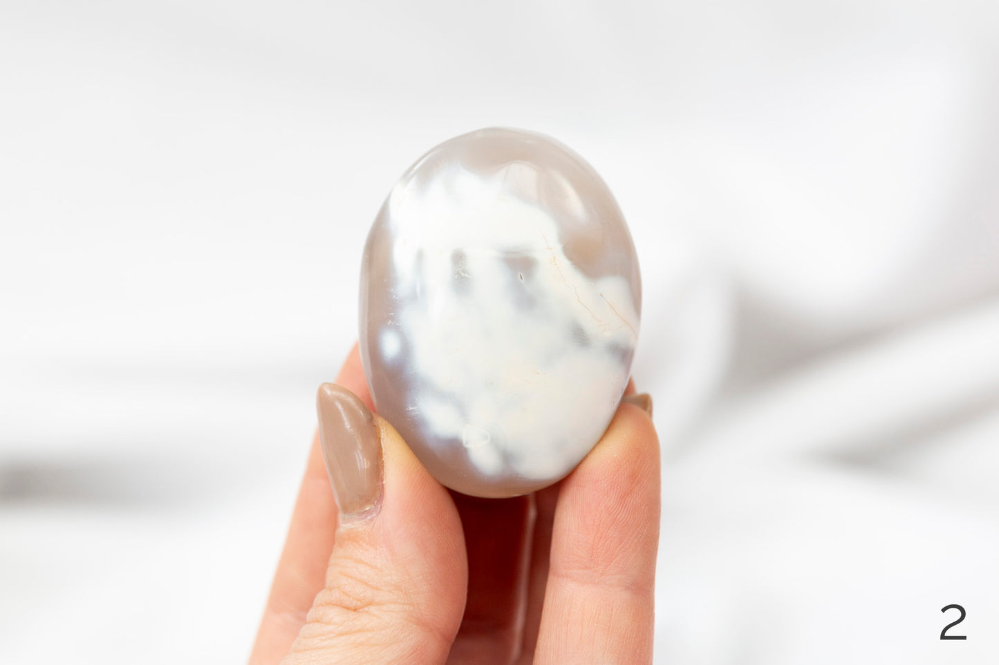 Orca Agate Palmstones