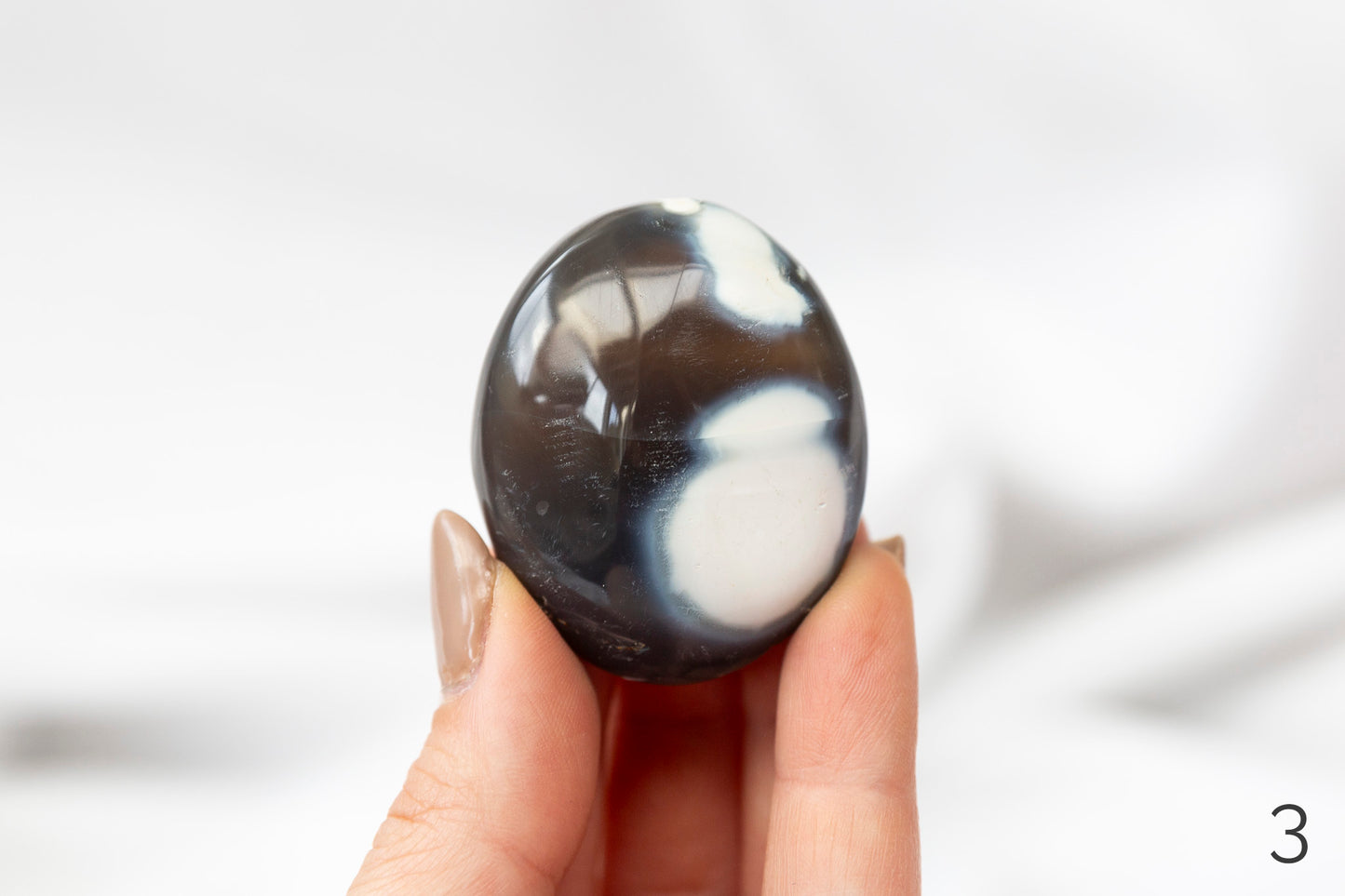 Orca Agate Palmstones