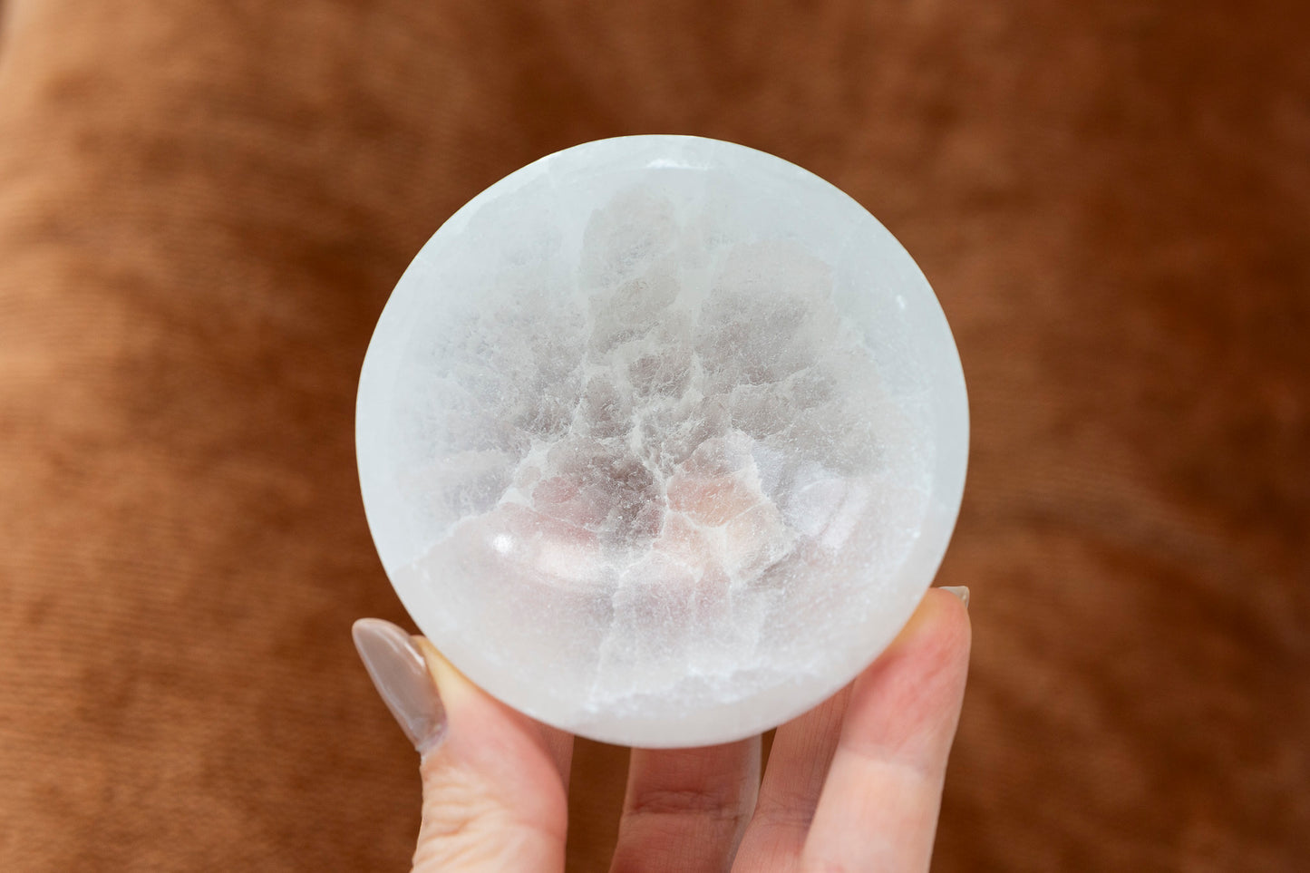 Satin Spar (Selenite) Bowl
