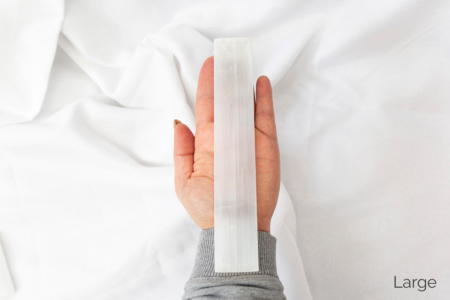 Satin Spar (Selenite) Small Charging Plate