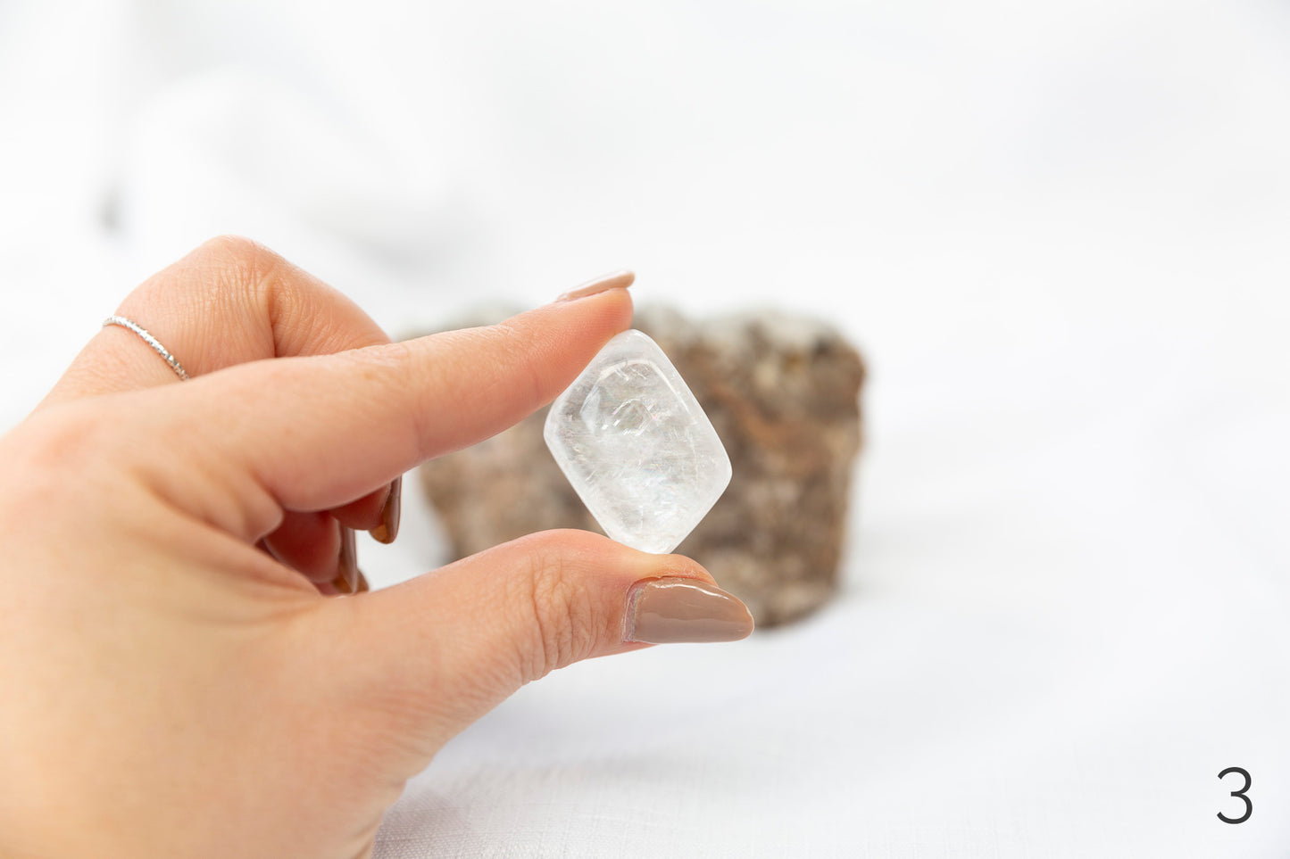 White Calcite Tumblestones