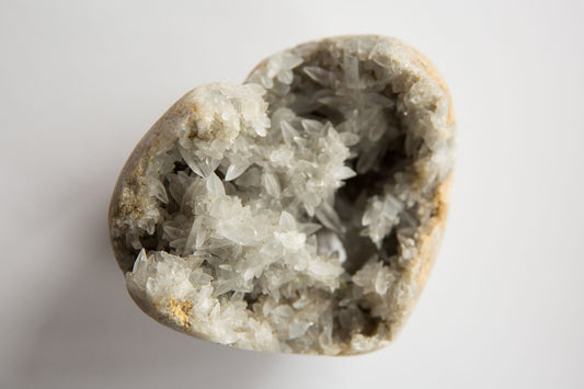 Celestite Druzy Heart #3 - Premium Crystals + Gifts from Clarity Co. - NZ's Favourite Online Crystal Shop