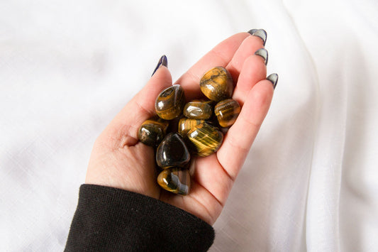 Blue + Gold Tigers Eye Tumbles - Premium Crystals + Gifts from Clarity Co. - NZ's Favourite Online Crystal Shop