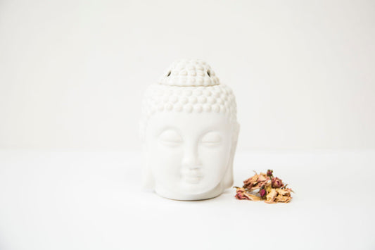 Buddha Head Oil Burner - Premium Crystals + Gifts from Clarity Co. - NZ's Favourite Online Crystal Shop