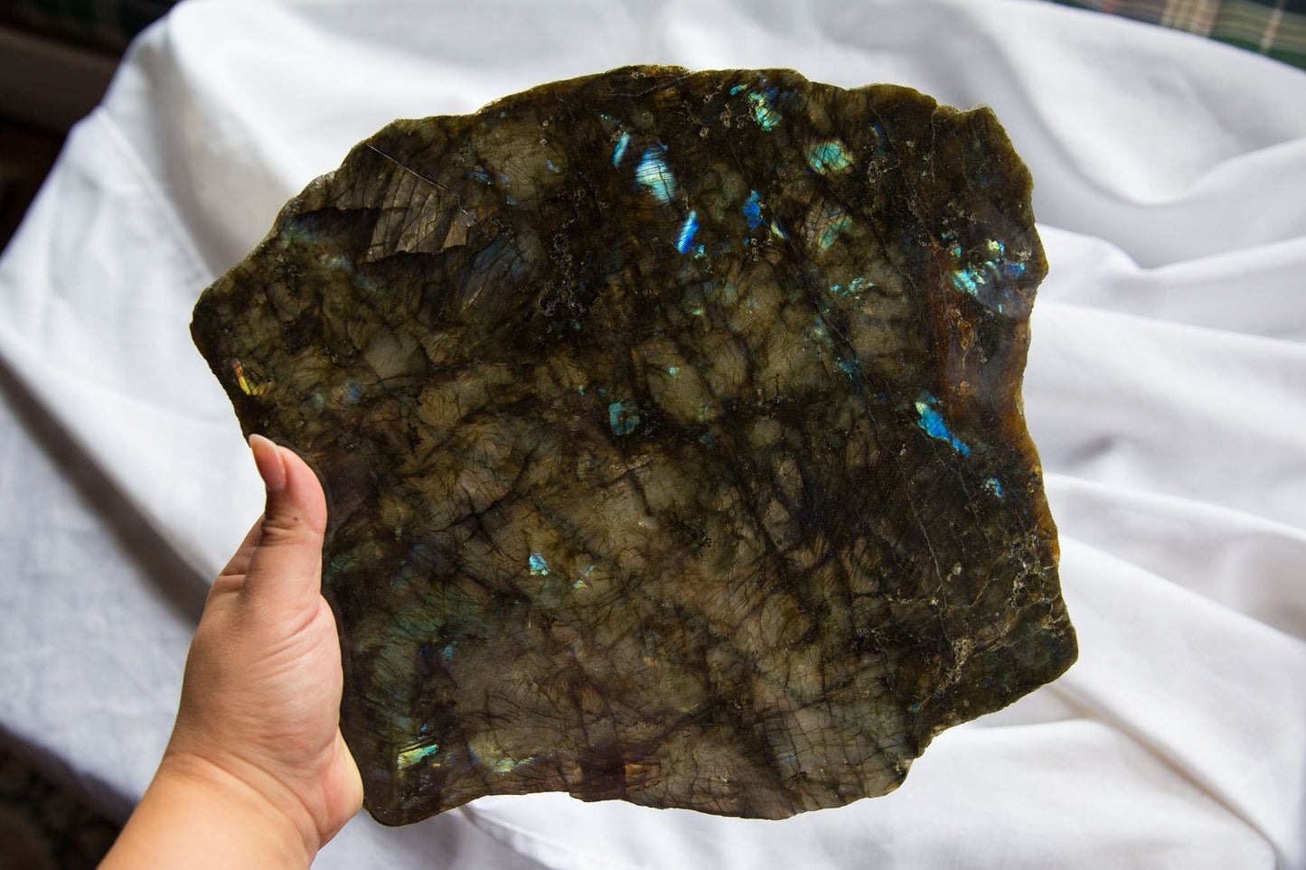 Labradorite XL Slab - Premium Crystals + Gifts from Clarity Co. - NZ's Favourite Online Crystal Shop