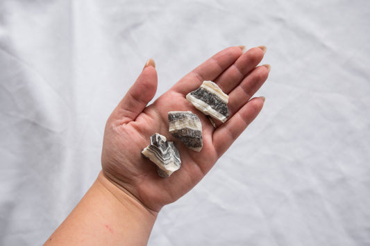 Zebra Calcite Rough (small) - Premium Crystals + Gifts from Clarity Co. - NZ's Favourite Online Crystal Shop