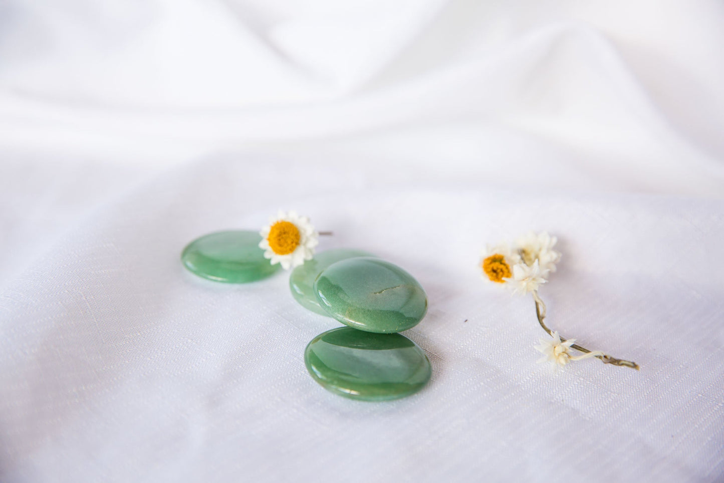 Green Aventurine Flatstones - Premium Crystals + Gifts from Clarity Co. - NZ's Favourite Online Crystal Shop