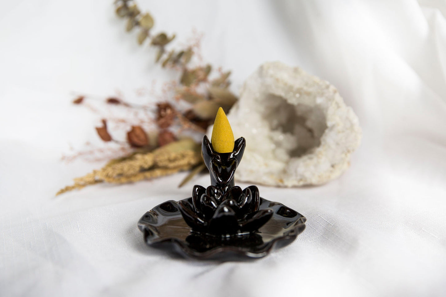Lotus Backflow Incense Burner - Premium Crystals + Gifts from Clarity Co. - NZ's Favourite Online Crystal Shop