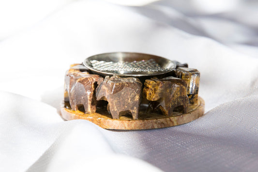 Soapstone Elephant Resin Burner - Premium Crystals + Gifts from Clarity Co. - NZ's Favourite Online Crystal Shop