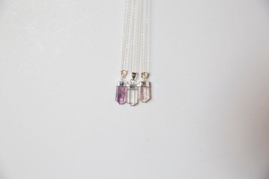Amethyst Dainty Point Necklace - Premium Crystals + Gifts from Clarity Co. - NZ's Favourite Online Crystal Shop