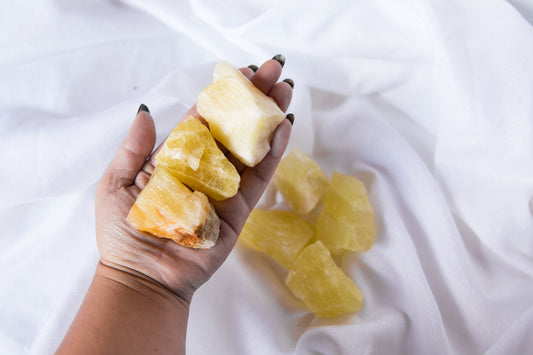 Pineapple Calcite Rough - Premium Crystals + Gifts from Clarity Co. - NZ's Favourite Online Crystal Shop