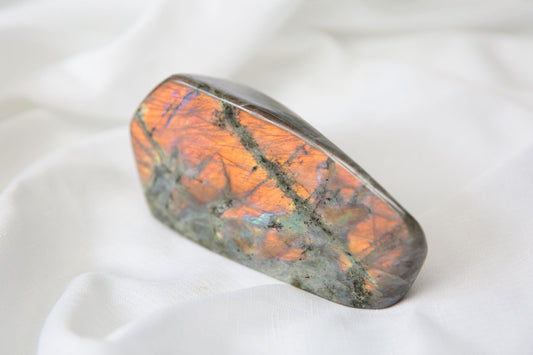 Sunset Labradorite Freeform (Orange Flash) - Premium Crystals + Gifts from Clarity Co. - NZ's Favourite Online Crystal Shop