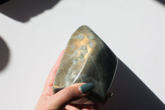 Sunset Labradorite Freeform (Orange Flash) #2 - Premium Crystals + Gifts from Clarity Co. - NZ's Favourite Online Crystal Shop