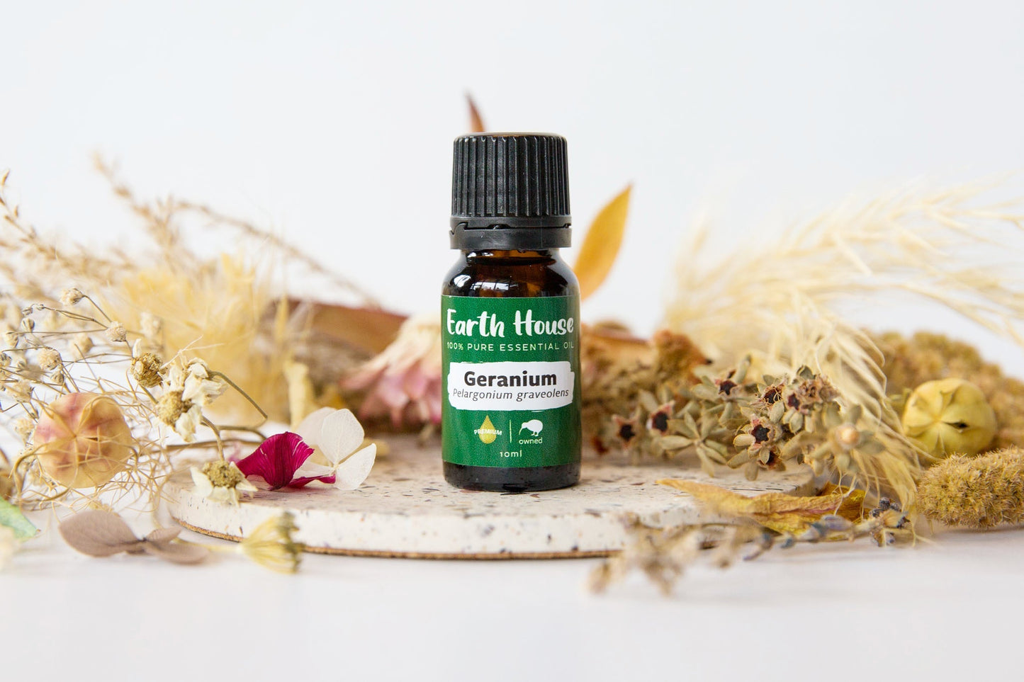 Geranium Essential Oil - Earth House - Premium Crystals + Gifts from Earth House - NZ's Favourite Online Crystal Shop