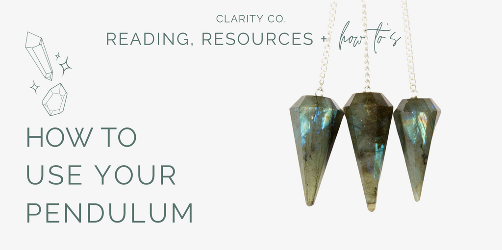 How To Use Your Pendulum