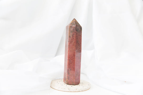 Rhodonite Tower #5 - Premium Crystals + Gifts from Clarity Co. - NZ's Favourite Online Crystal Shop