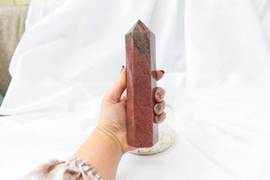 Rhodonite Tower #5 - Premium Crystals + Gifts from Clarity Co. - NZ's Favourite Online Crystal Shop