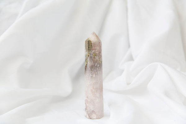 Flower Agate Tower #9 - Premium Crystals + Gifts from Clarity Co. - NZ's Favourite Online Crystal Shop