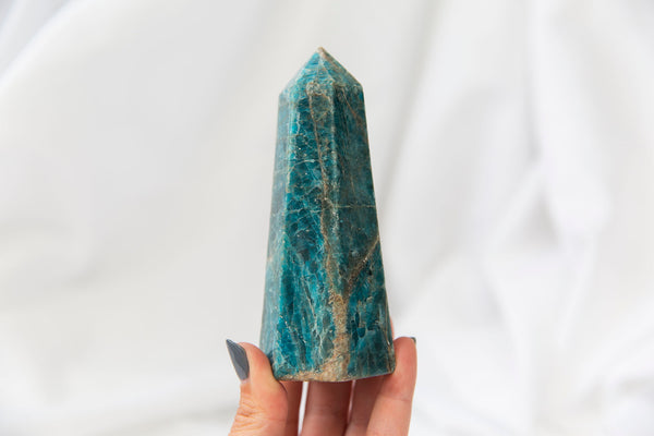 Apatite Tower #5 - Premium Crystals + Gifts from Clarity Co. - NZ's Favourite Online Crystal Shop
