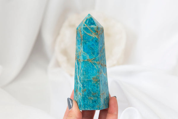 Apatite Tower #6 - Premium Crystals + Gifts from Clarity Co. - NZ's Favourite Online Crystal Shop