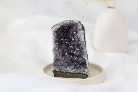 Amethyst Small Standing Druze #29 - Premium Crystals + Gifts from Clarity Co. - NZ's Favourite Online Crystal Shop