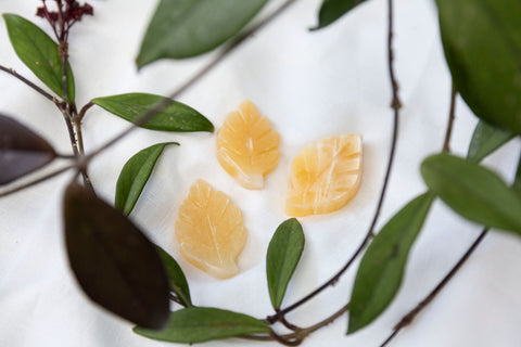 Yellow Calcite Leaves - Premium Crystals + Gifts from Clarity Co. - NZ's Favourite Online Crystal Shop
