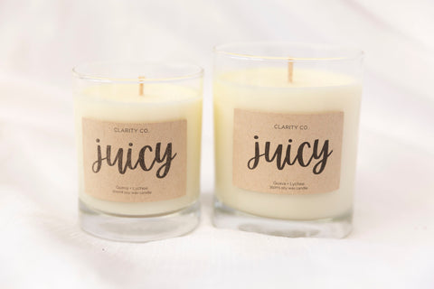 Juicy - Scented Soy Candle - Premium Crystals + Gifts from Clarity Co. - NZ's Favourite Online Crystal Shop