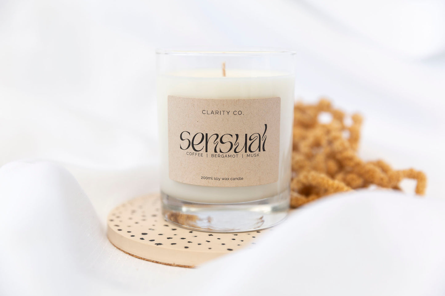 Sensual - Scented Soy Candle - Premium Crystals + Gifts from Clarity Co. - NZ's Favourite Online Crystal Shop