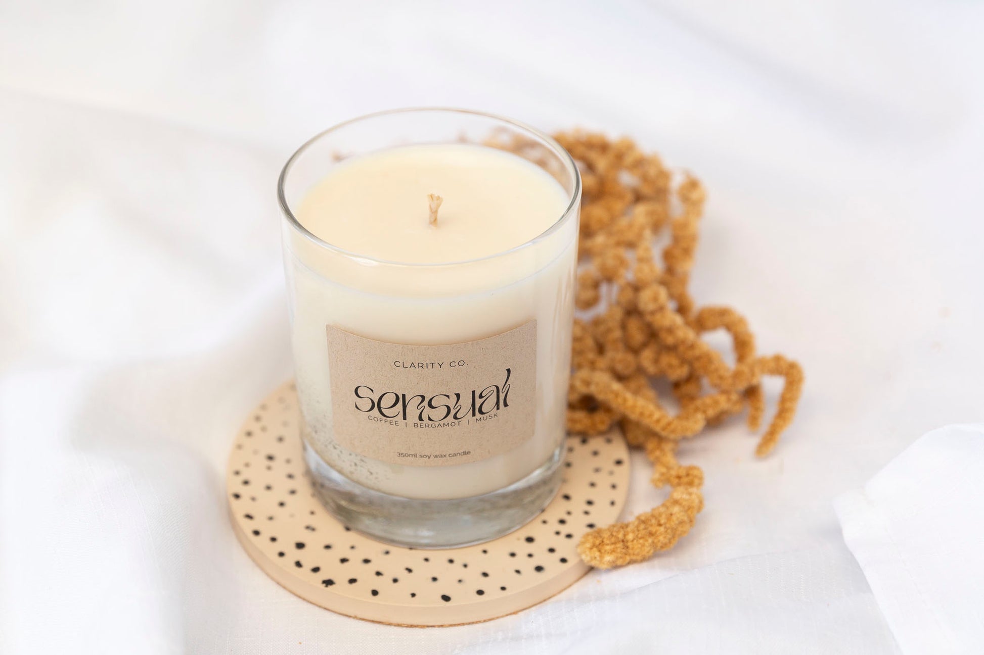 Sensual - Scented Soy Candle - Premium Crystals + Gifts from Clarity Co. - NZ's Favourite Online Crystal Shop