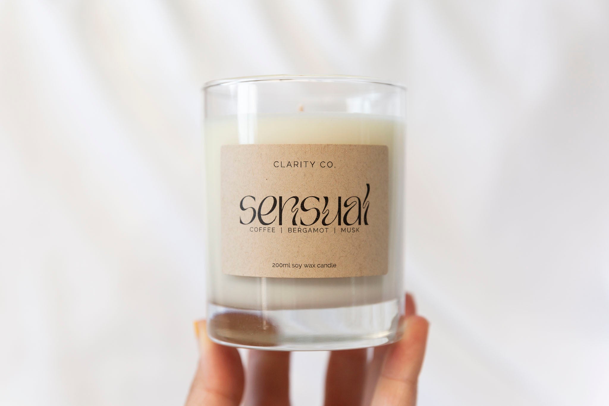 Sensual - Scented Soy Candle - Premium Crystals + Gifts from Clarity Co. - NZ's Favourite Online Crystal Shop