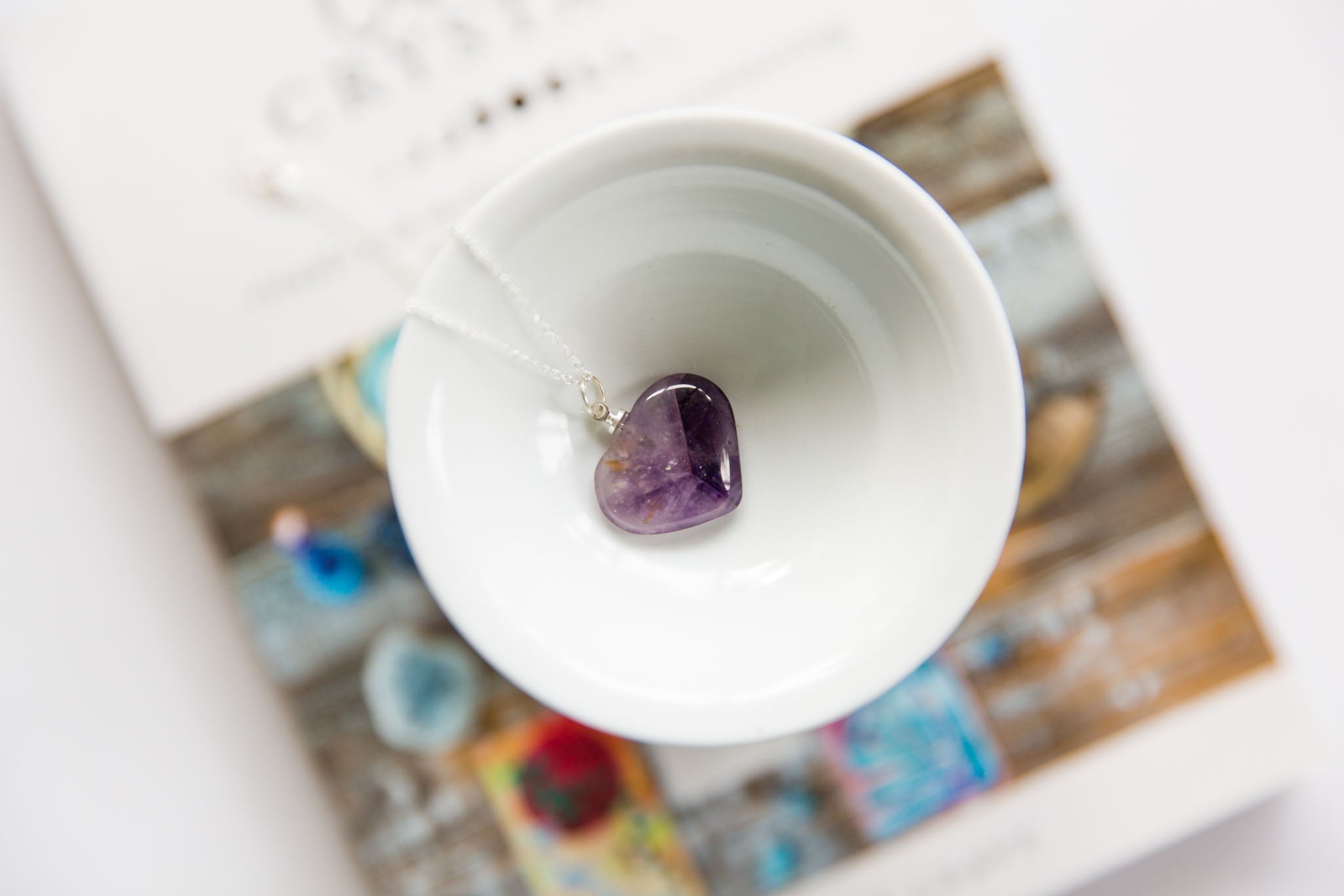 Amethyst Mini Heart Necklace - Premium Crystals + Gifts from Clarity Co. - NZ's Favourite Online Crystal Shop