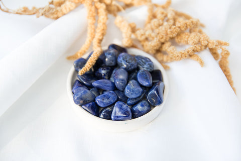 Sodalite Small Tumblestones - Premium Crystals + Gifts from Clarity Co. - NZ's Favourite Online Crystal Shop