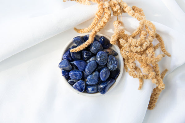 Sodalite Small Tumblestones - Premium Crystals + Gifts from Clarity Co. - NZ's Favourite Online Crystal Shop