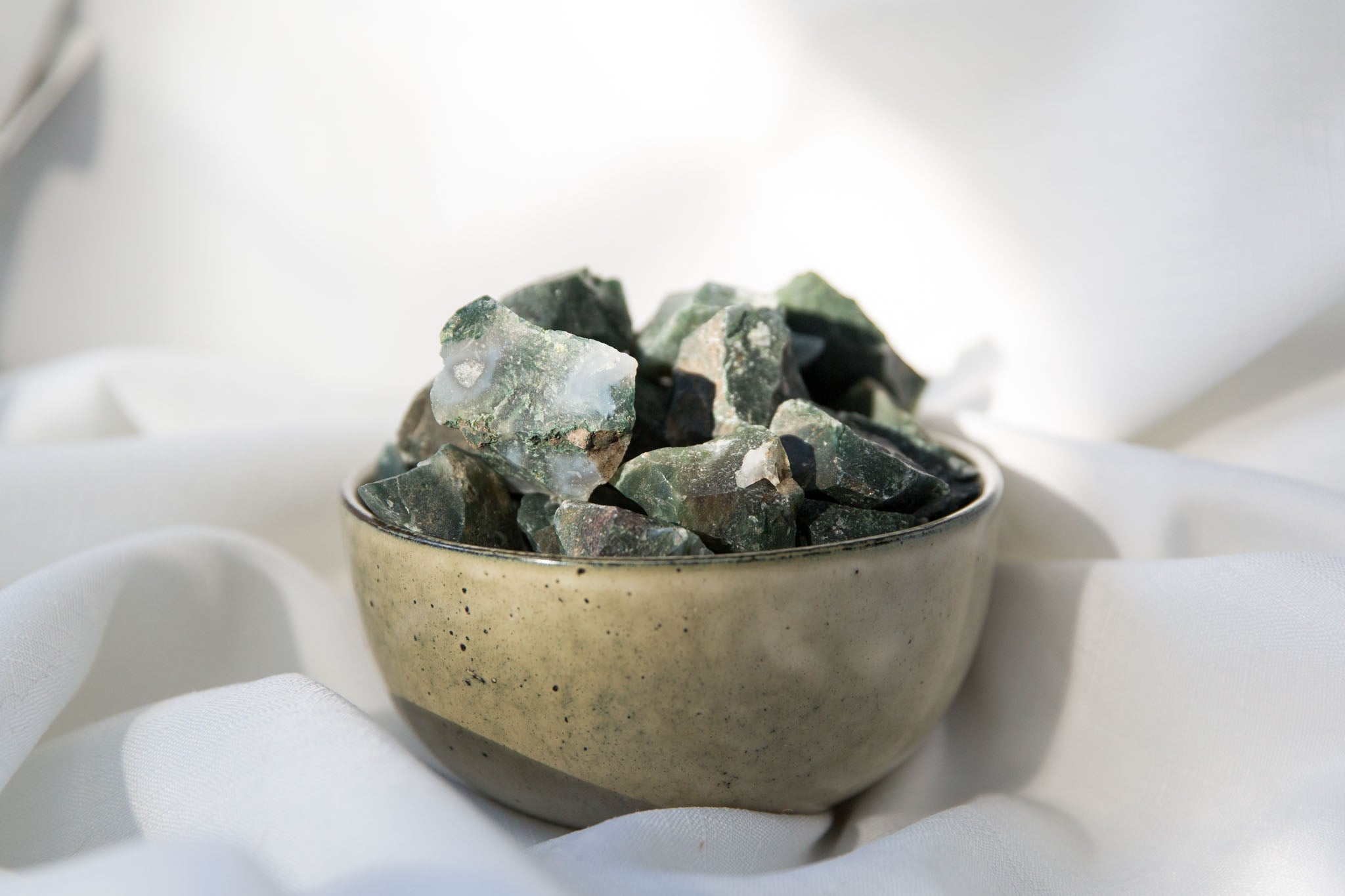 Moss Agate Rough - Premium Crystals + Gifts from Clarity Co. - NZ's Favourite Online Crystal Shop