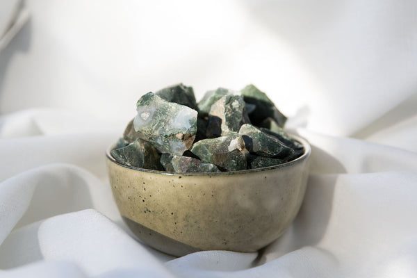 Moss Agate Rough - Premium Crystals + Gifts from Clarity Co. - NZ's Favourite Online Crystal Shop