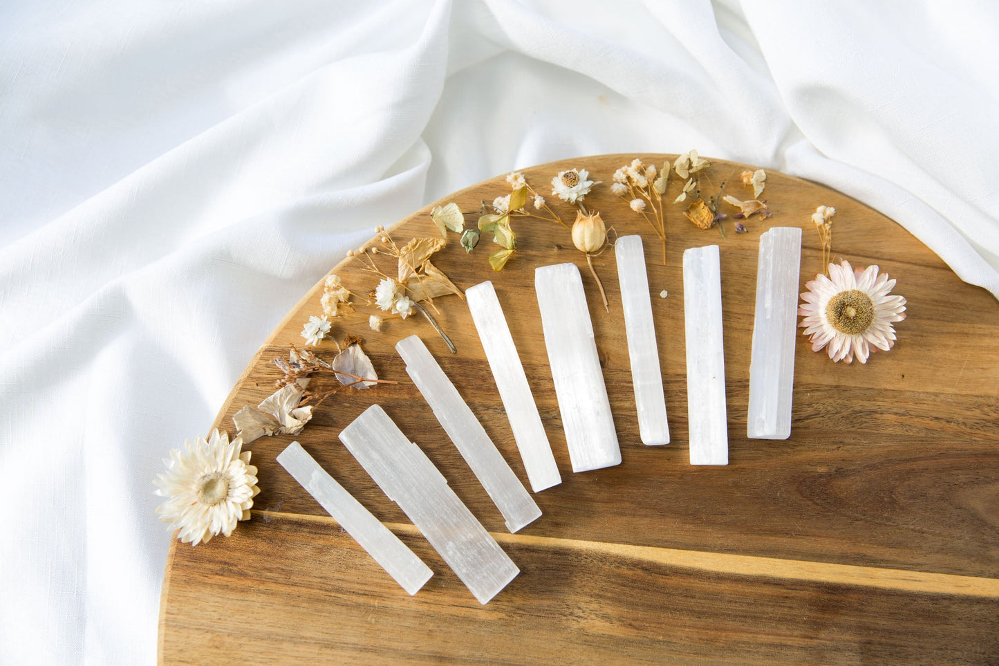 Satin Spar (Selenite) Rods - 10cm - Premium Crystals + Gifts from Clarity Co. - NZ's Favourite Online Crystal Shop