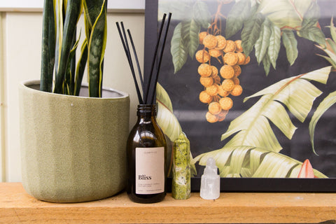 Bliss Reed Diffuser - Premium Crystals + Gifts from Clarity Co. - NZ's Favourite Online Crystal Shop