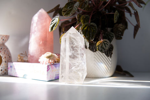 Clear Quartz Tower - Premium Crystals + Gifts from Clarity Co. - NZ's Favourite Online Crystal Shop