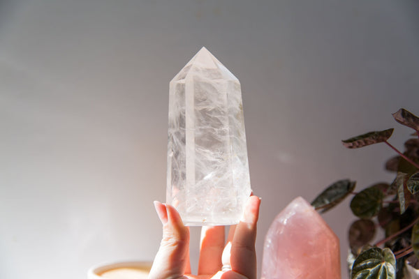 Clear Quartz Tower - Premium Crystals + Gifts from Clarity Co. - NZ's Favourite Online Crystal Shop