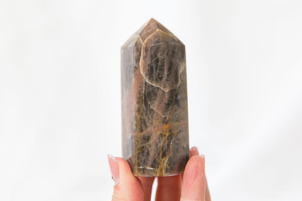Black Moonstone Short Tower #2 - Premium Crystals + Gifts from Clarity Co. - NZ's Favourite Online Crystal Shop