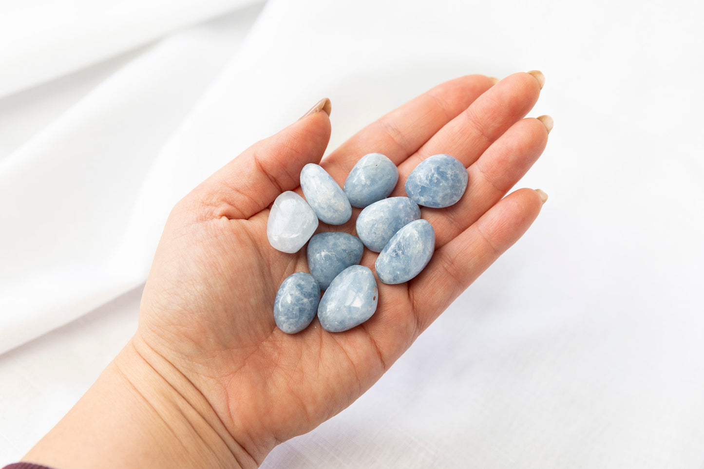 Blue Calcite Tumblestones