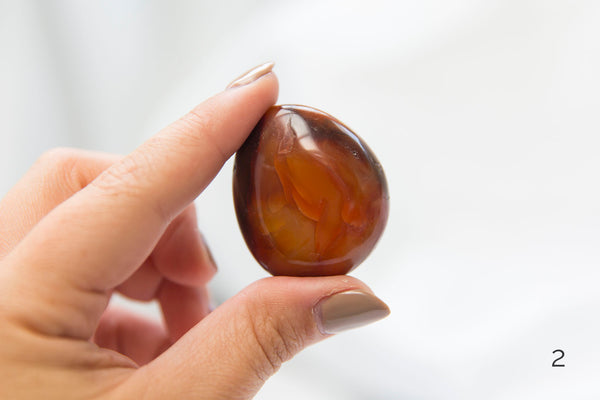 Carnelian Palmstones - Premium Crystals + Gifts from Clarity Co. - NZ's Favourite Online Crystal Shop