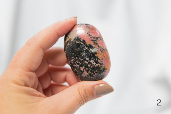 Rhodonite Palmstones - Premium Crystals + Gifts from Clarity Co. - NZ's Favourite Online Crystal Shop
