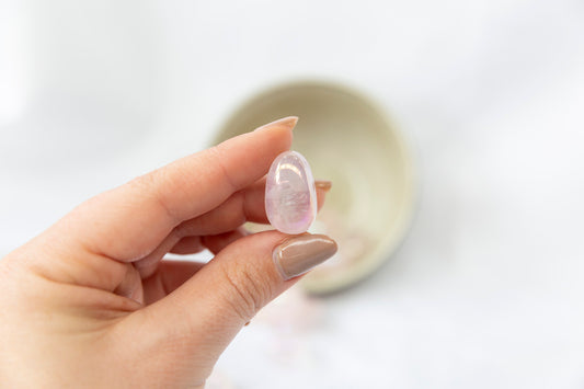 Rose Aura Quartz Tumbles