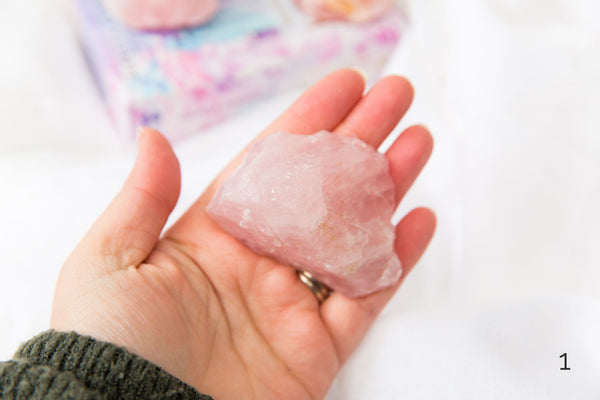 Rose Quartz Rough (medium)