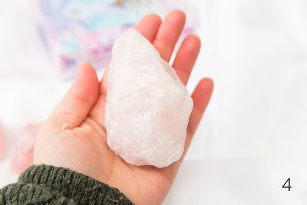 Rose Quartz Rough (medium) - Premium Crystals + Gifts from Clarity Co. - NZ's Favourite Online Crystal Shop